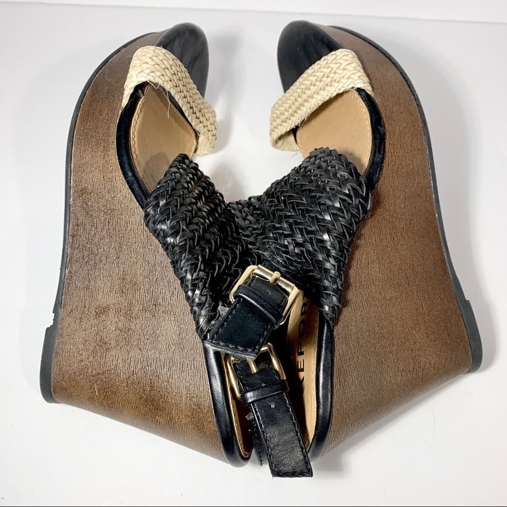 ☀️ wedge sandals black